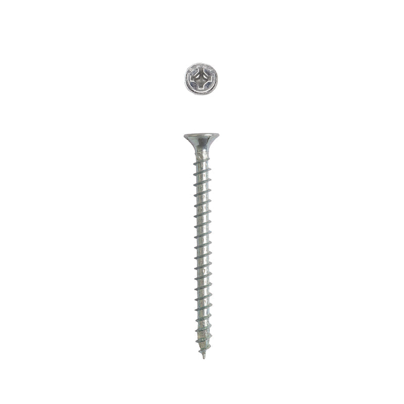 SPAX No. 8 x 2 in. L Phillips/Square Flat Head Zinc-Plated Steel Multi-Purpose Screw 20 each