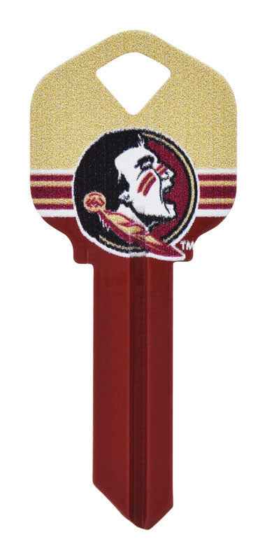 Hillman Florida State Seminoles Painted Key House/Office Universal Key Blank Single sided (Pack of 6)