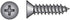 HILLMAN No. 8 Ga. X 1/2 in. L Phillips Flat Head Sheet Metal Screws 100 pk
