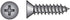 HILLMAN No. 6 Ga. X 3/8 in. L Phillips Flat Head Sheet Metal Screws 100 pk