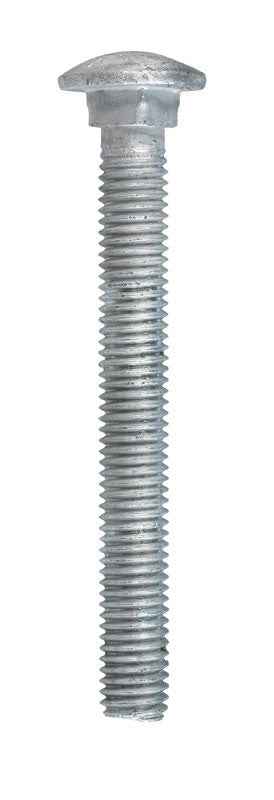 HILLMAN 1/2 in. X 4-1/2 in. L Hot Dipped Galvanized Steel Carriage Bolt 25 pk