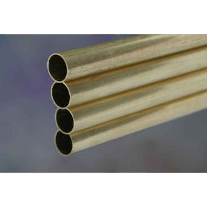 K&S 7/16 in. D X 12 in. L Round Brass Tube 1 pk