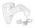 National Hardware White Zinc Die Cast w/Steel Strap Handrail Bracket