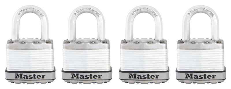 Master Lock Magnum 1-3/4 in. W Stainless Steel Ball Bearing Locking Weather-Resistant Padlock