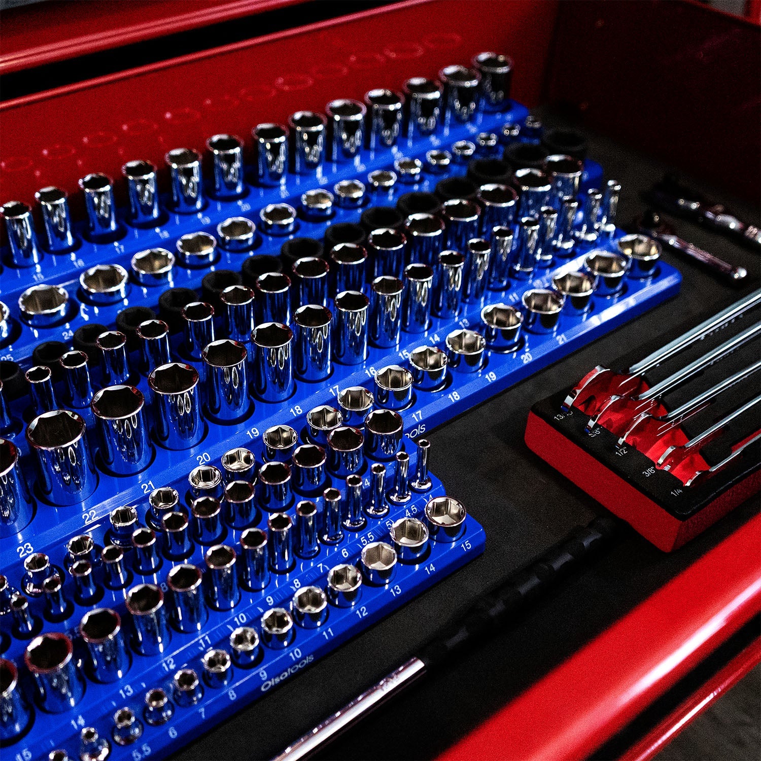 3-Row Magnetic Socket Holder