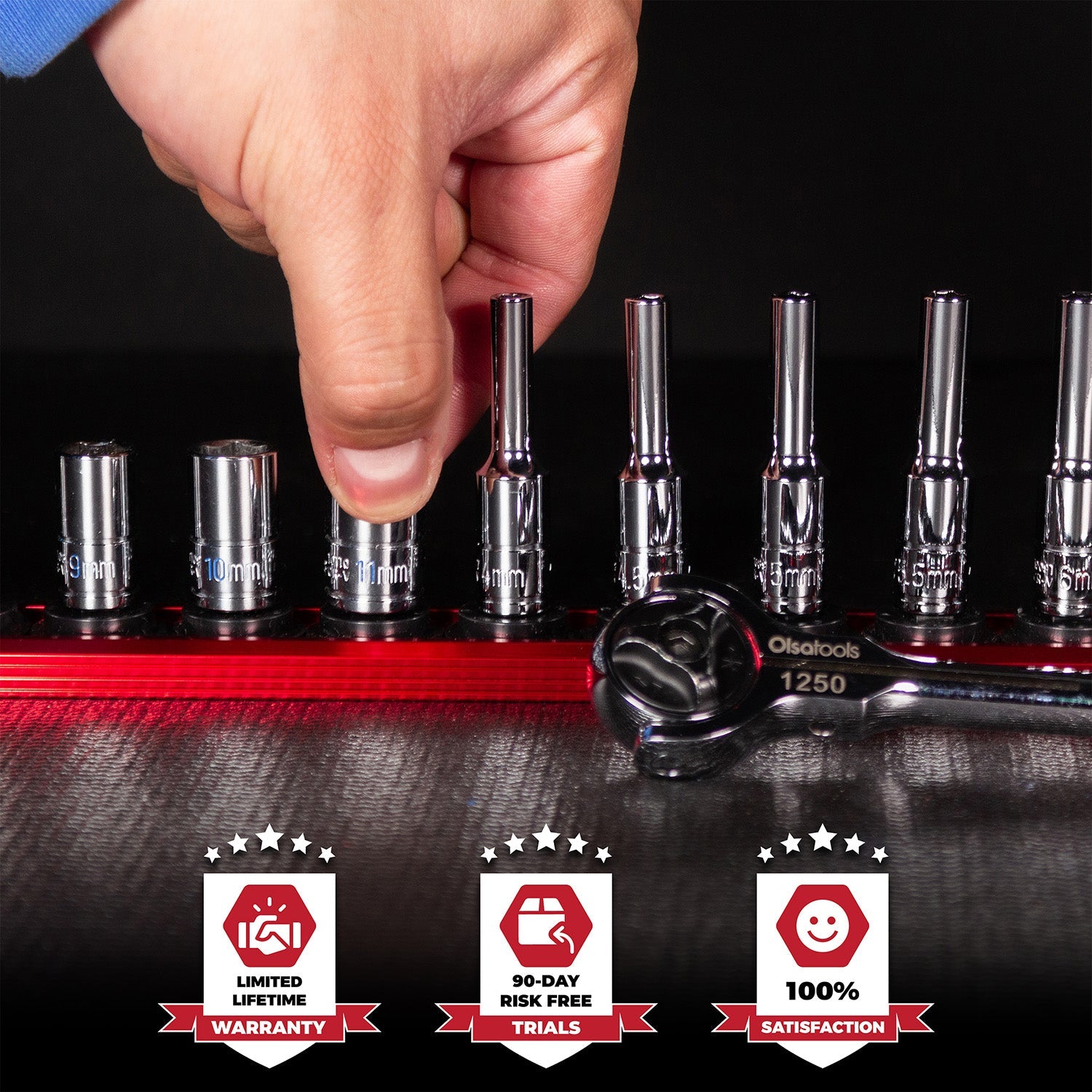 Magnetic Aluminum Socket Rails