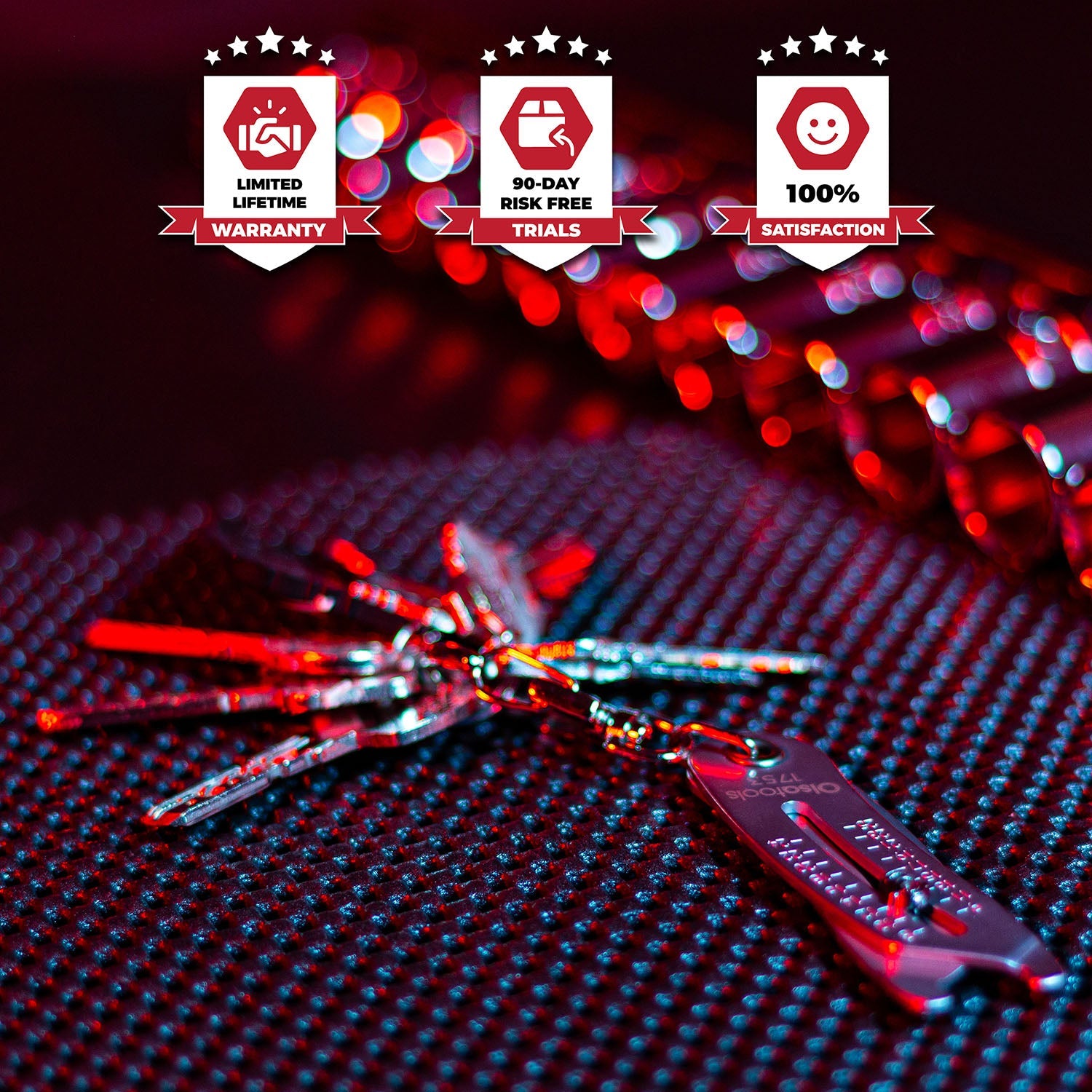 Bolt Size Finder Keychain