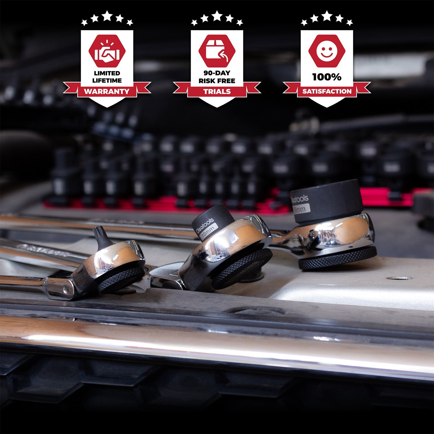 3pc Clip for Stubby Impact Sockets and Bits