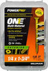 Hillman POWERPRO ONE 1/4 in. X 1-3/4 in. L Star Flat Head Multi-Material Screw 1 lb 37 pk