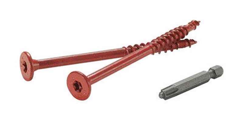 FastenMaster FlatLok No. 14 X 4 in. L Torx Ttap Epoxy Coarse Wood Screws 50 pk