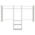 Easy Track 84 in. H X 96 in. W X 14 in. L Steel Deluxe Starter Closet Kit