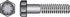Hillman 3/8 in. D X 1-1/4 in. L Heat Treated Steel Hex Head Cap Screw 100 pk