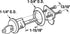 Prime-Line 6 in. W X 9.25 in. L X 1-3/4 in. D Diecast Rim Cylinder Lock