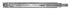 Knape & Vogt 18 in. L Steel Full Extension Drawer Slide 2 pk