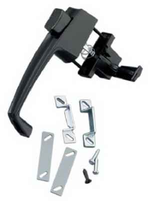 Hampton Products International V333bl Black Screen & Storm Door Pushbutton Latches