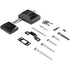 National Hardware SmartKey 3.35 in. L Black Gate Lock