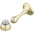 National Hardware Zinc Brass Gold Magnetic Door Stop Mounts to door and wall