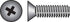 HILLMAN No. 8-32 Ga. X 2 in. L Phillips Flat Head Stainless Steel Machine Screws 100 pk