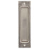 National Hardware 8 in. L Satin Nickel Gray Steel Flush Mortise Finger Pull