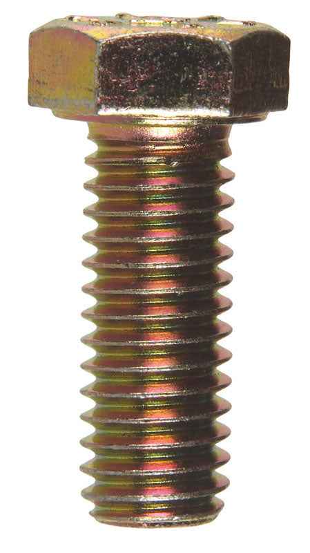 Hillman 3/8 in. D X 1 in. L Heat Treated Steel Hex Head Cap Screw 100 pk