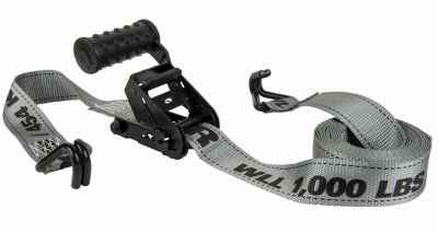 Keeper 1.5 in. W X 12 ft. L Gray Ratchet Tie Down Strap 1000 lb 1 pk