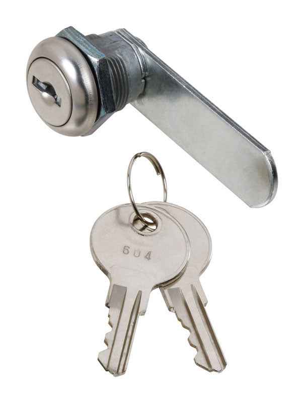 National Hardware Chrome Silver Steel Cabinet/Drawer Lock