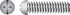HILLMAN No. 8-32 X 5/8 in. L Combination Round Head Zinc-Plated Steel Machine Screws 100 pk