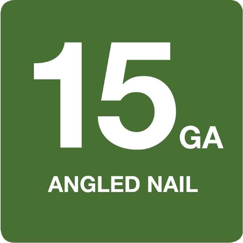 Grip-Rite 2-1/2 in. L X 15 Ga. Angled Strip Electro Galvanized Finish Nails 34 deg 1000 pk