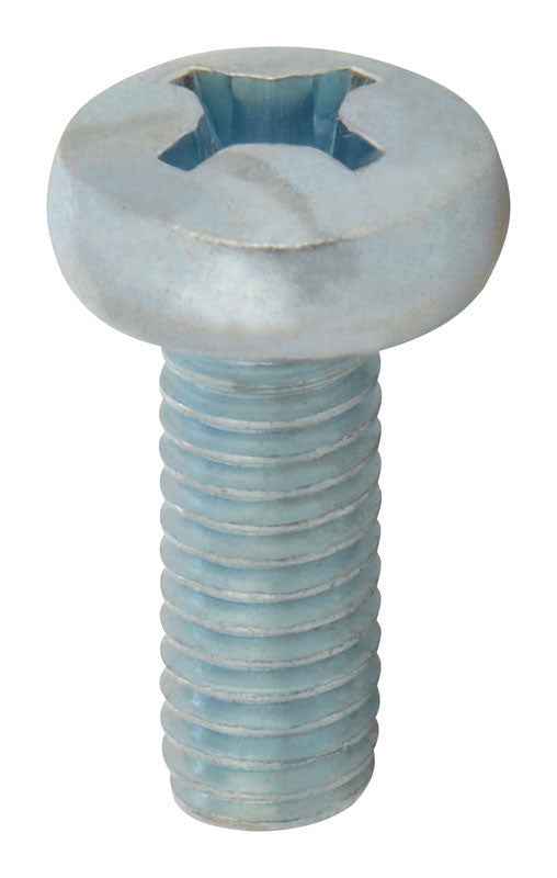HILLMAN M6-1 Ga. X 16 mm L Phillips Pan Head Zinc-Plated Steel Metric Machine Screws 1 pk
