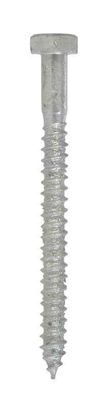 Hillman 1/4 in. X 3 in. L Hex Hot Dipped Galvanized Steel Lag Screw 100 pk