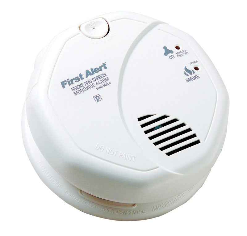 BRK Hard-Wired w/Battery Back-up Electrochemical/Photoelectric Smoke and Carbon Monoxide Detector 1