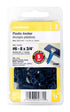Hillman .138 in. Dia. x 3/4 in. L Plastic Pan Head Conical Anchor 75 pk (Pack of 5)