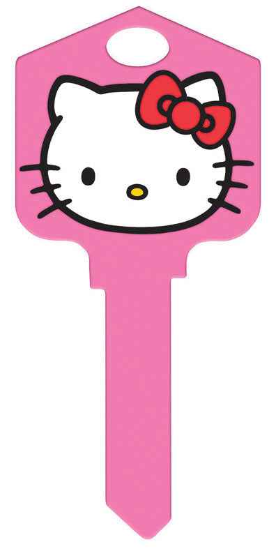 Howard Keys Hello Kitty Hello Kitty House/Office Key Blank Single sided For Kwikset and Titan Locks (Pack of 5)