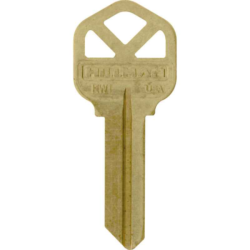 HILLMAN Kwikset Traditional Key House/Office Universal Key Blank KW1 Single
