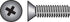 HILLMAN No. 1/4-20 Ga. X 1-1/4 in. L Phillips Flat Head Stainless Steel Machine Screws 1 pk