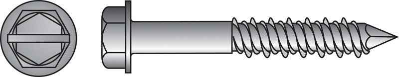 HILLMAN Tapper 1/4 in. D X 3-3/4 in. L Steel Hex Head Concrete Screw Anchor 100 pk