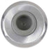 Tell Solid Brass Satin Chrome Silver Wall Door Stop Mounts to wall 2-1/2 in.