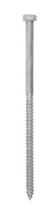 Hillman 3/8 in. X 8 in. L Hex Hot Dipped Galvanized Steel Lag Screw 50 pk
