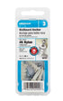 Hillman .138 in. Dia. x 1-1/4 in. L Nylon Pan Head Wallboard Anchors 4 pk