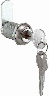 Prime-Line Chrome Silver Stainless Steel Cabinet/Drawer Lock