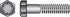 HILLMAN 5/16 in. D X 4 in. L Heat Treated Steel Hex Head Cap Screw 50 pk