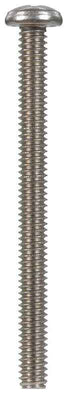 HILLMAN No. 1/4-20 in. X 3 in. L Phillips Flat Head Stainless Steel Machine Screws 50 pk