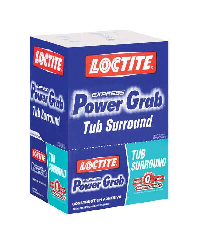 Loctite Synthetic Latex High Strength Non Flammable Construction Adhesive 10 oz. (Pack of 12)