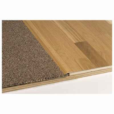 M-D BUILDING PRODUCTS METAL DECOR 0.3 in. H X 1.38 in. W X 72 in. L Prefinished Oak Aluminum Carpet