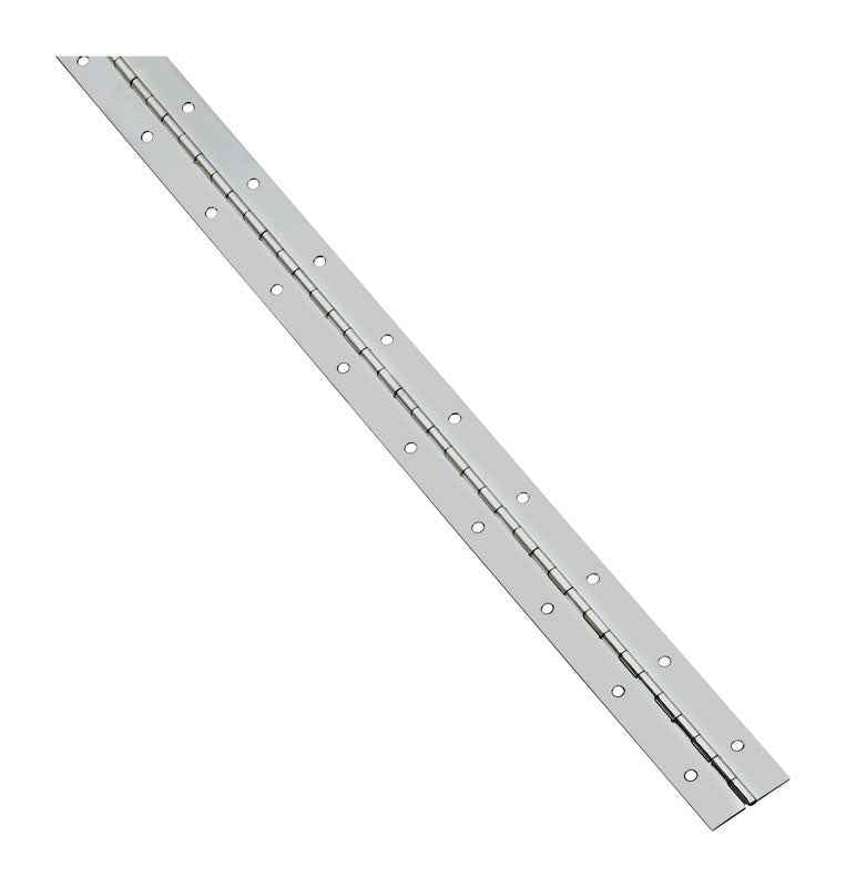 National Hardware 30 in. L Nickel Continuous Hinge 1 pk