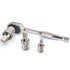 3pc Universal Joint Set, Socket Adapter 1/2", 3/8", and 1/4" drive