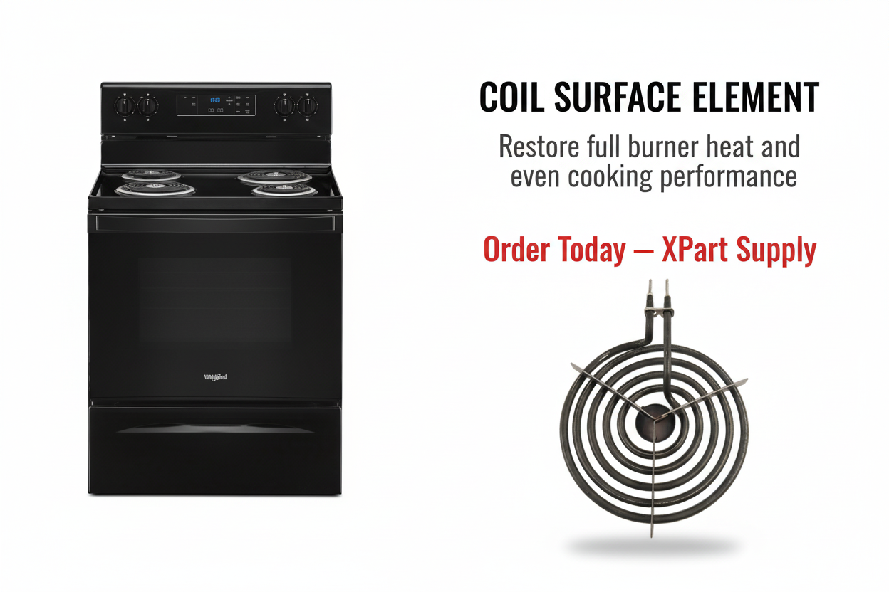 Whirlpool Range Coil Surface Element WP660533 – Sales Banner | XPart Supply