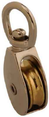 Campbell Chain 1 in. Dia. Nickel Copper Swivel Eye Swivel Single Eye Pulley (Pack of 10)