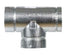 Selkirk 4 in. x 4 in. x 4 in. Aluminum/Galvanized Steel Stove Pipe TeeTee CapFlow TeeChimney Pipe TeeStove Vent TeeStandard Gas Vent Tee (Pack of 2)