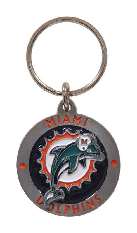 Hillman NFL Metal White Key Chain (Pack of 3)